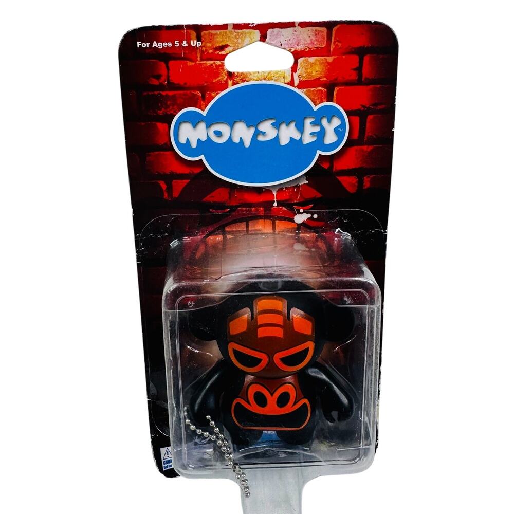 Bigatron Monskey Teakia Keychain Collectible Urban Vinyl‎ Figure 2.5" Toy